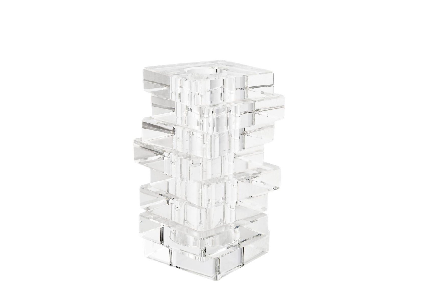 Crystal Vortex Square Rotating Crystal Vortex Bottle