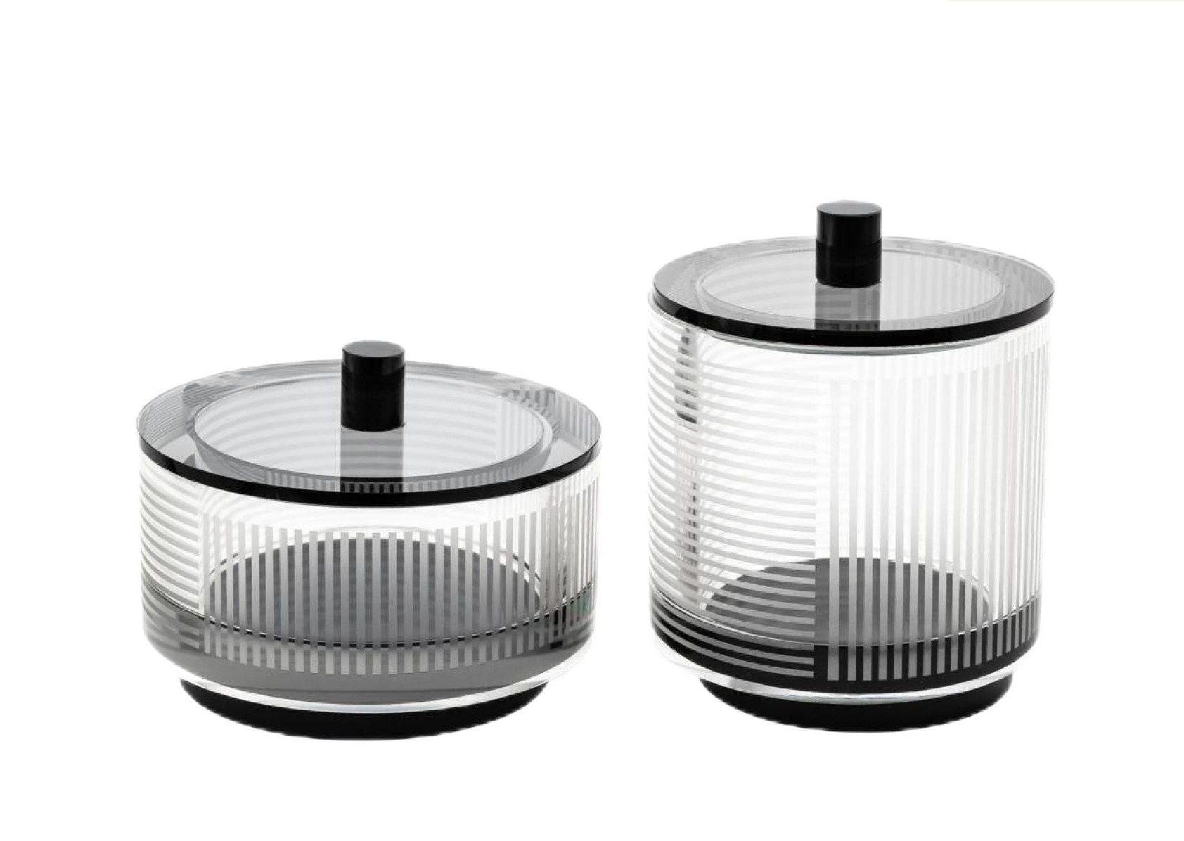 Eclipse Round Glass Storage Box