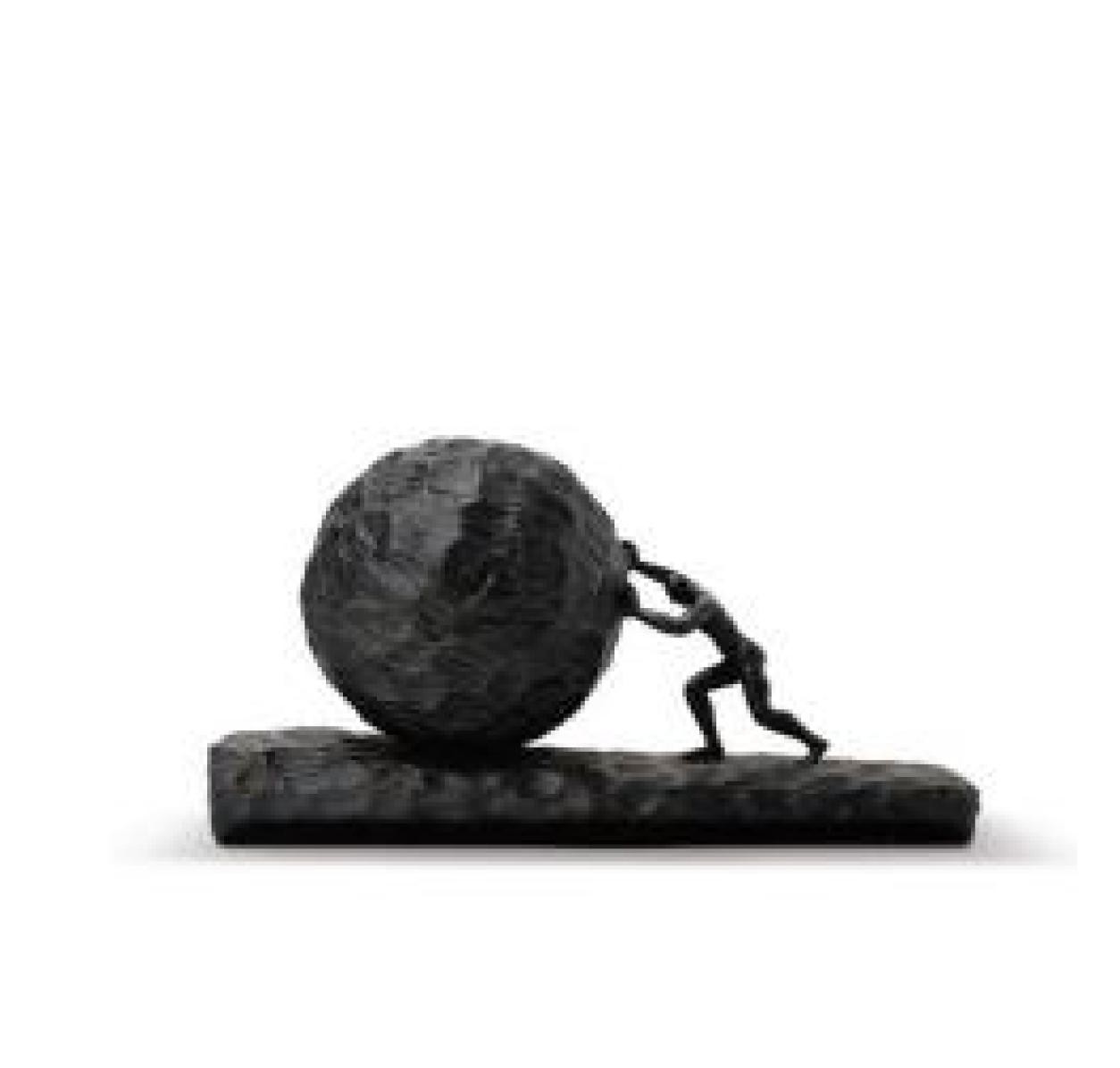 Artemis Cast Iron Sculpture - Push