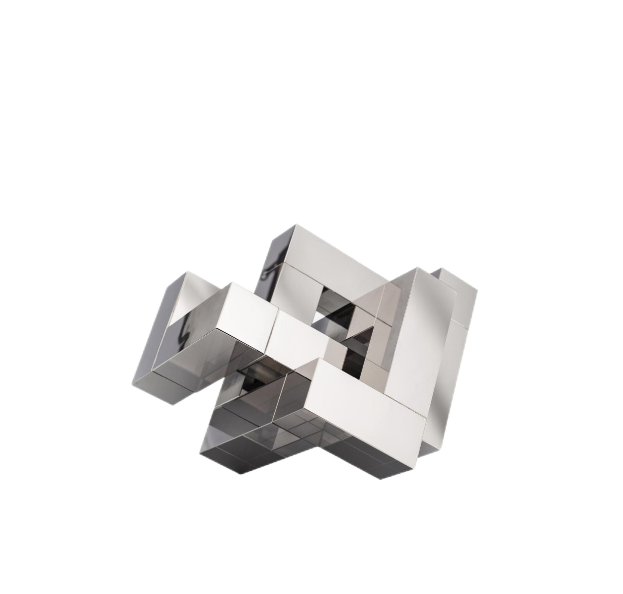 Lumina Crystal Geometric Stand - Clear
