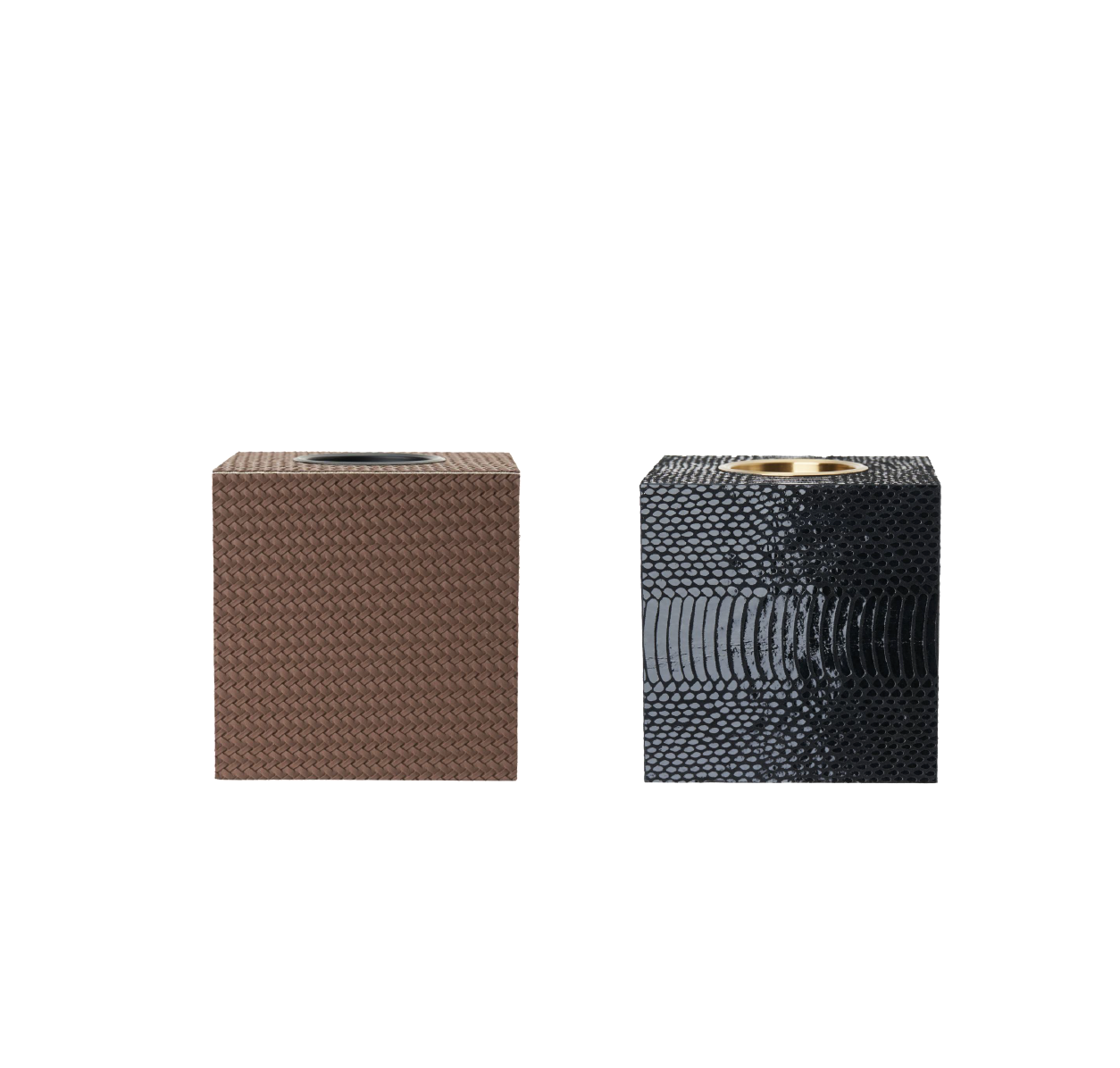 Logan Square Tissue Box - Black
